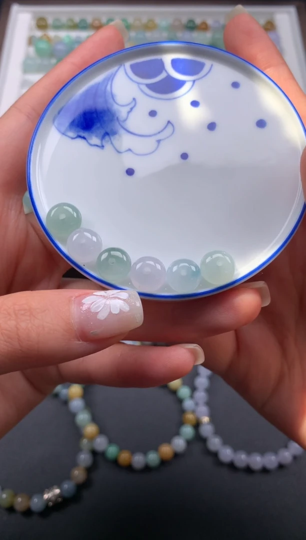 定制翡翠未镶嵌程**?天然翡翠D1112