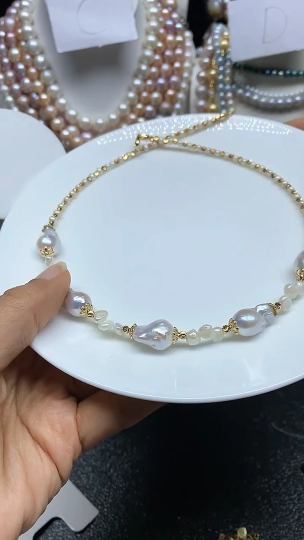 【闪购商品】淡水珍珠颈饰未镶嵌多人