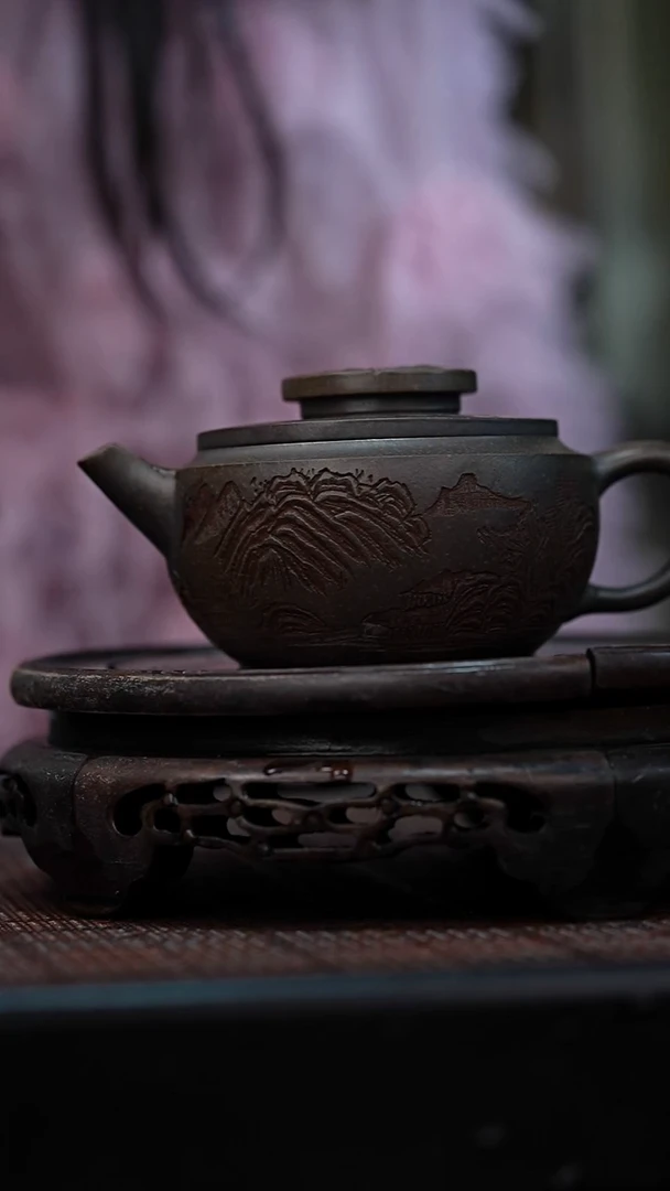 茶壶紫砂宜兴岁颐传砂原矿全手1