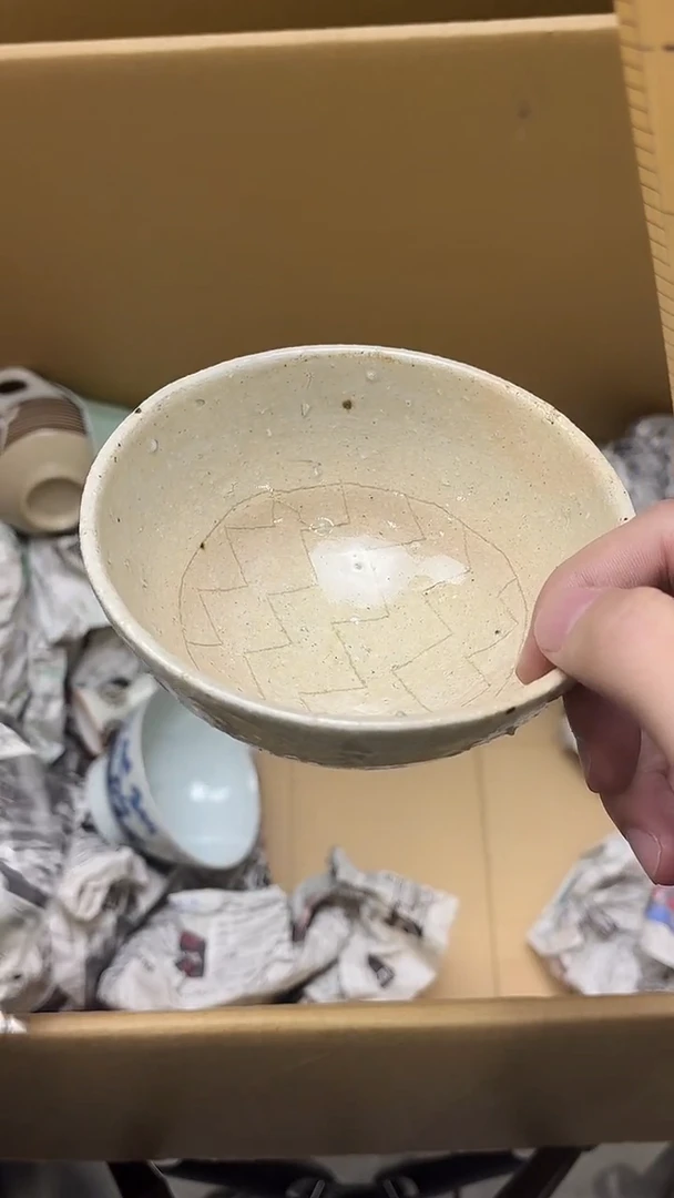 手工艺品琉璃江****腰一个小碗碗碗