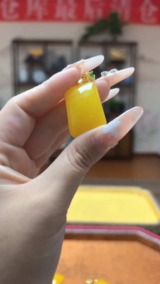 高定珠宝无事牌吊坠ZX3282S