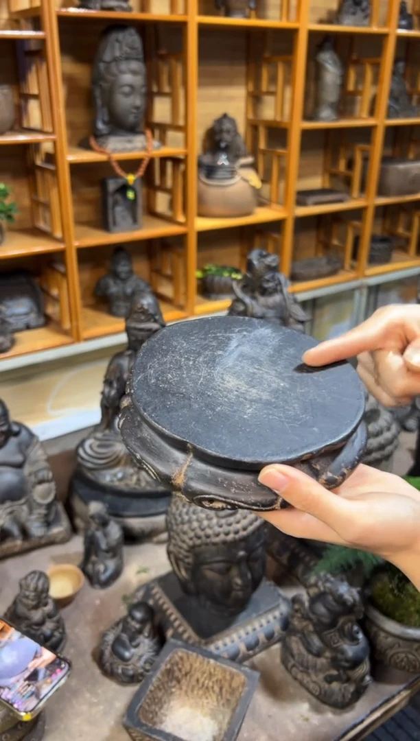 陶土【火山泥】金箍坛底座