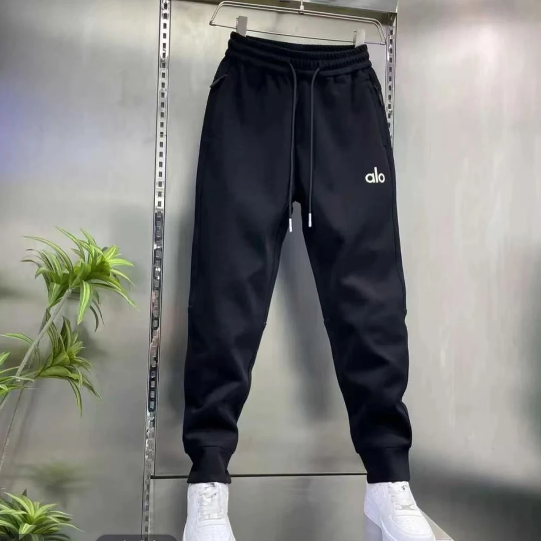 束脚裤男士裤刺绣卫裤弹力时尚保暖秋冬休闲卫裤