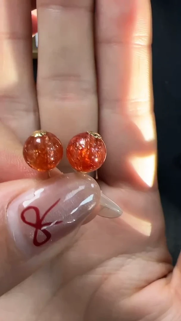 【闪购商品】日光石耳钉18K金镶嵌xc3834多样性发一件