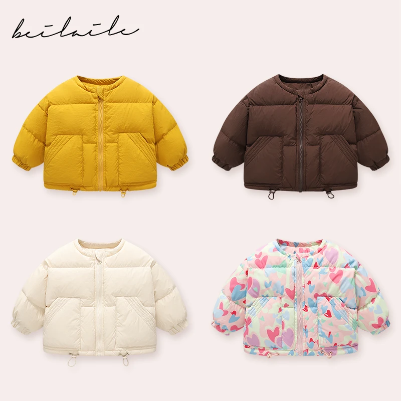 【高充绒量】【三防羽绒外套】婴儿童连体衣服宝宝羽绒拜年G26 AM