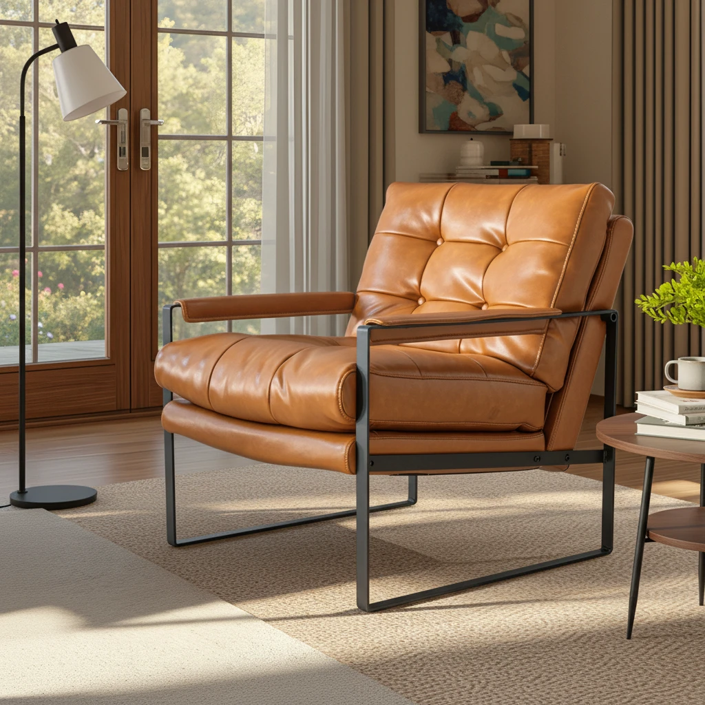 升级款真皮太空懒人沙发现代风客厅阳台家用休闲椅躺椅单人沙发