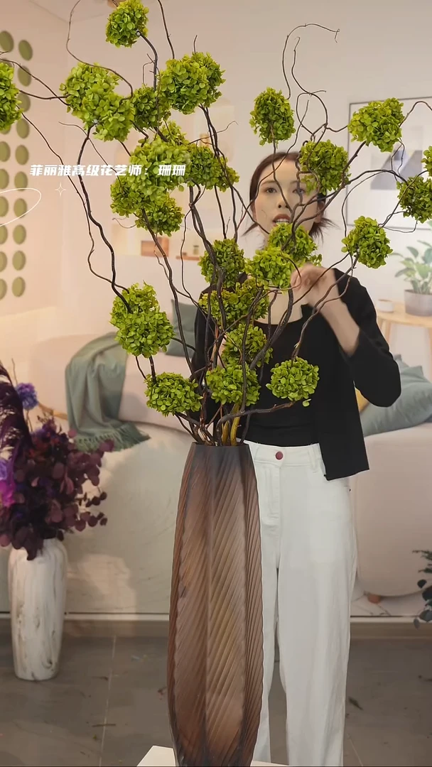 琉璃手工艺品：图片款花+花瓶