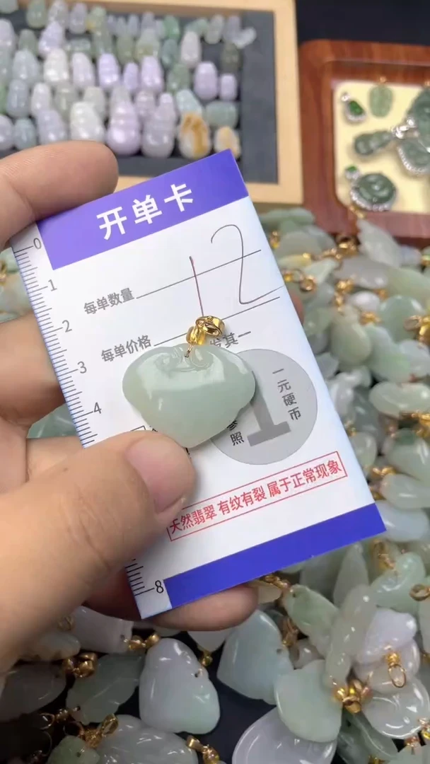 颈饰未镶嵌翡翠天然A货翡翠