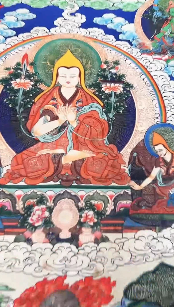 卷轴画卷轴唐卡16015