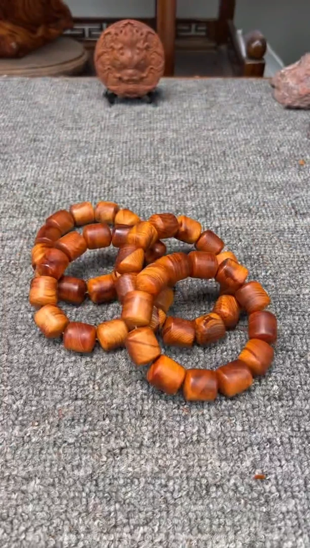 柏木（崖柏）2.0桶珠虎皮蜜结糖 香味浓郁