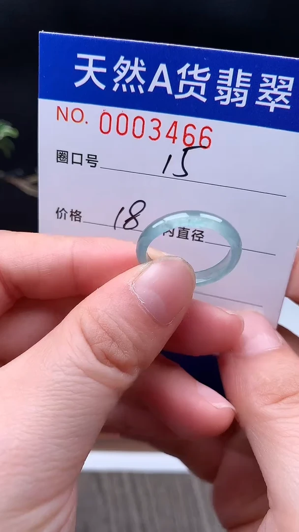 未镶嵌戒指翡翠15#