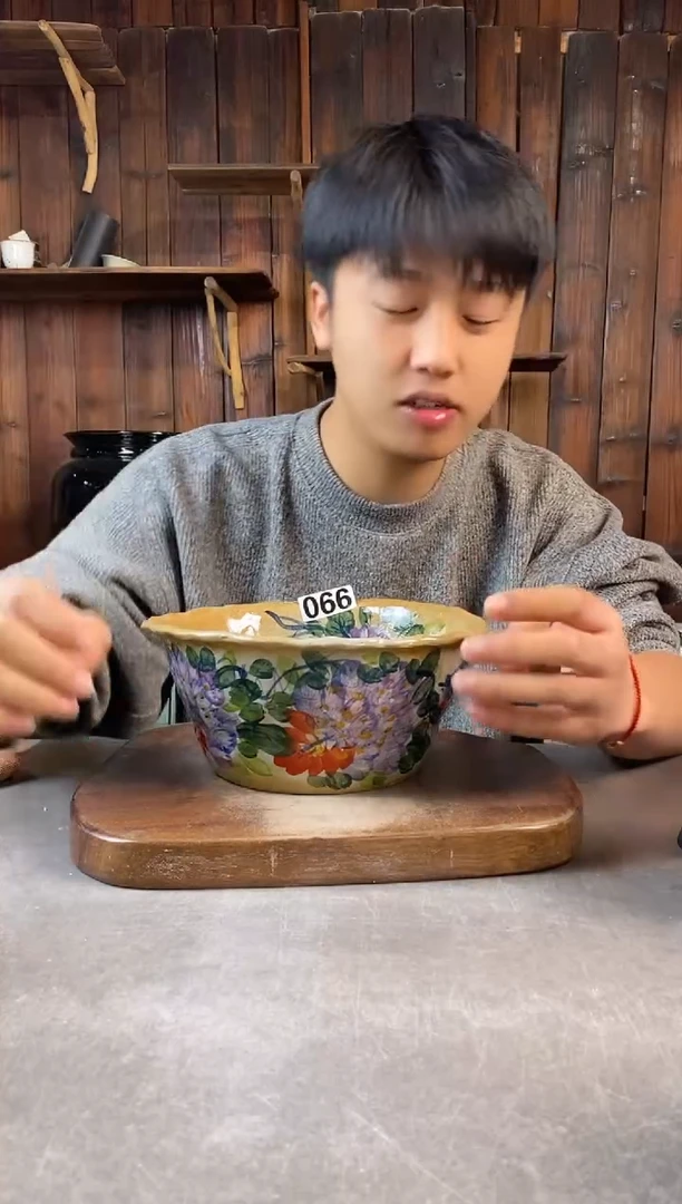 碗066，手工手绘，超值陶瓷