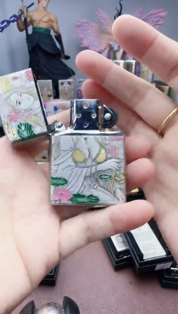 ZIPPO熏银荷花仙子