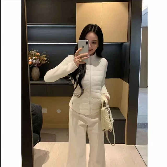 木子静-「羊毛石墨烯温暖衣」轻薄运动打底防风保暖外套-5738无口袋