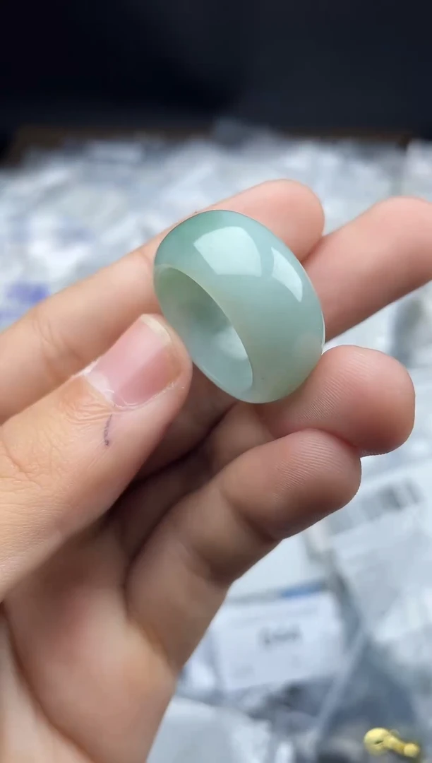 未镶嵌戒指翡翠天然翡翠a货戒圈 19