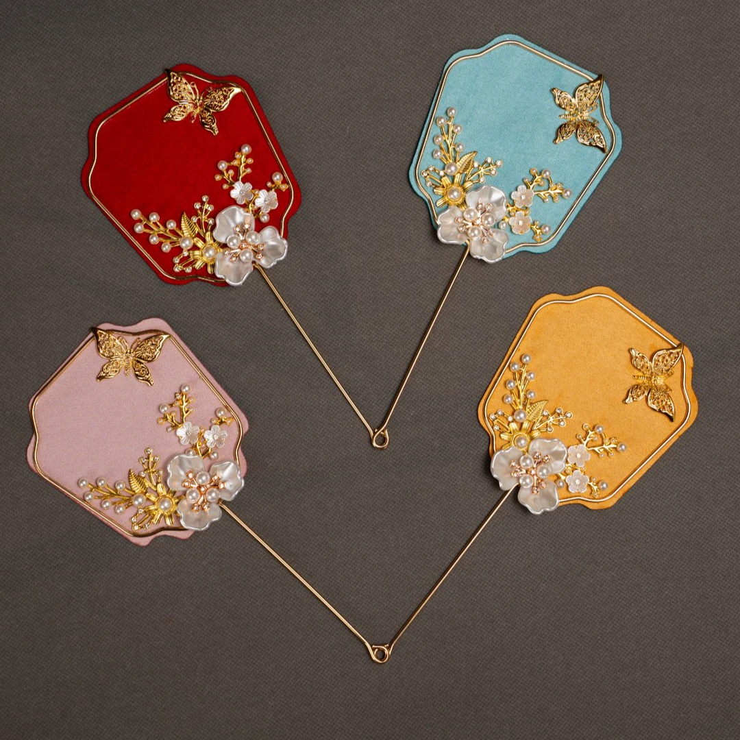 随机迷你小秀禾团扇精致