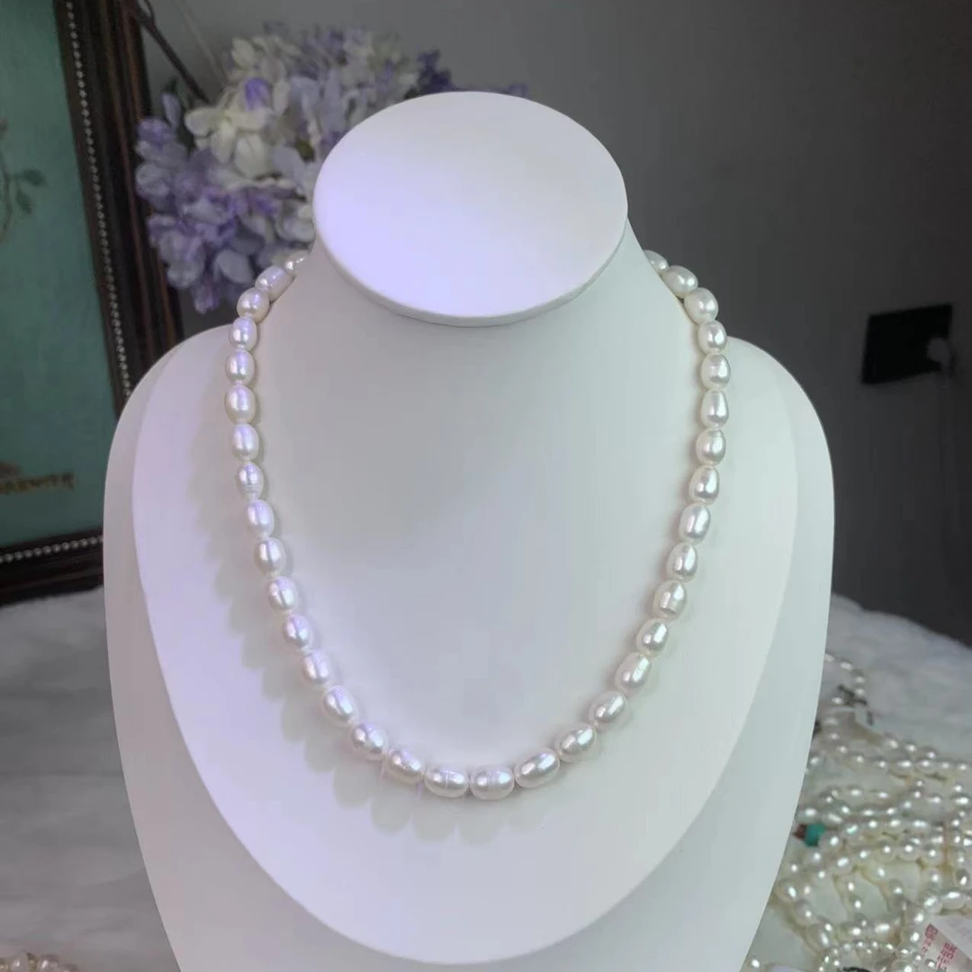 天然珍珠 时尚百搭高端项链气质仙女白色强光