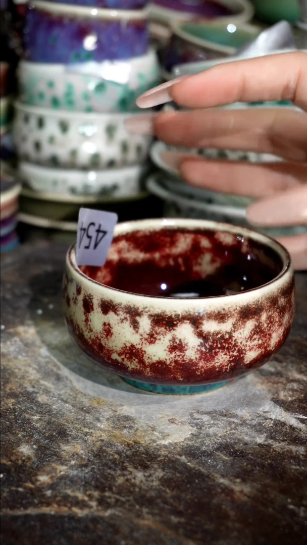 摆件精品窑变钧瓷茶器