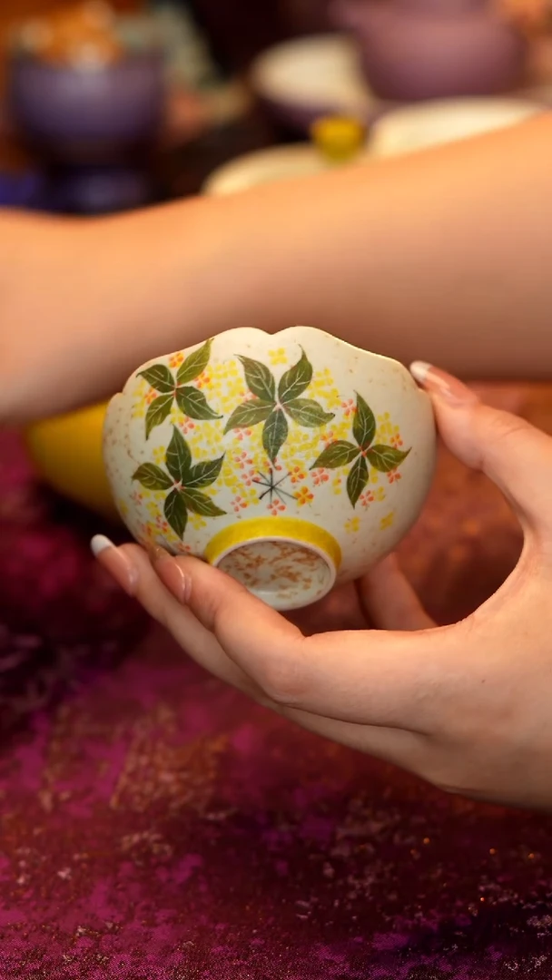 焦糖桂花外绘普洱杯·····