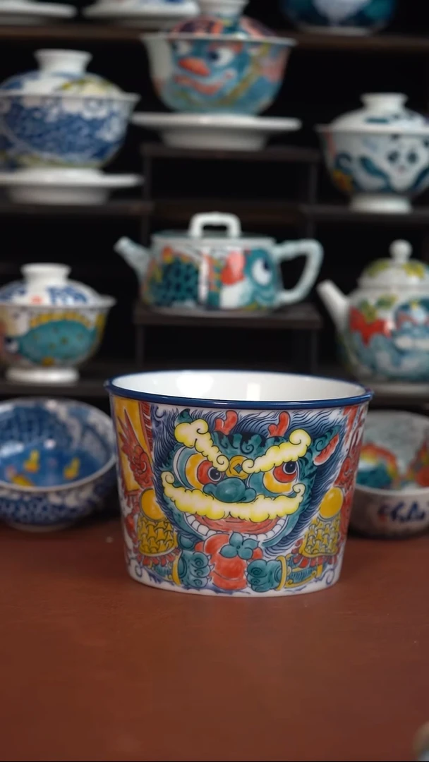 昨明醒狮泡面桶（微瑕福利）