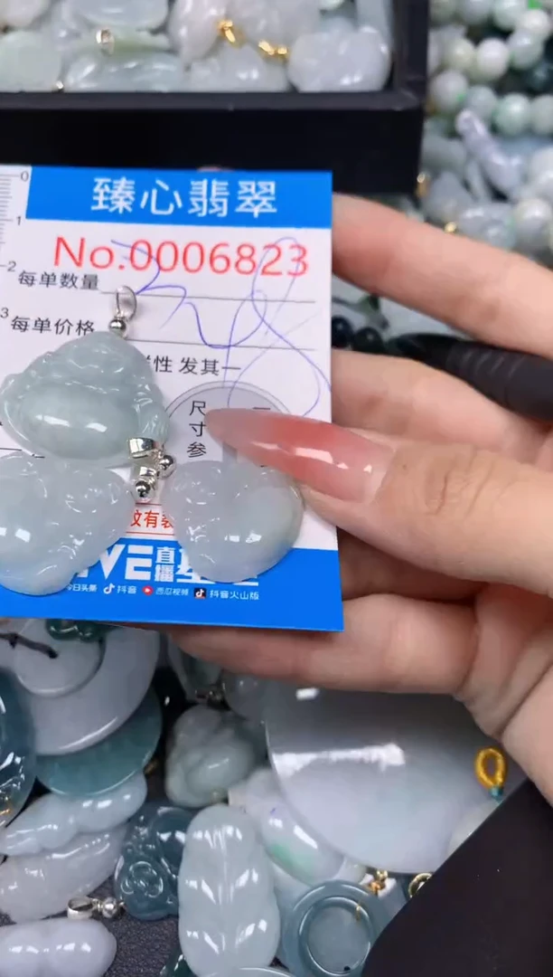 【闪购商品】翡翠颈饰未镶嵌含绳0006823