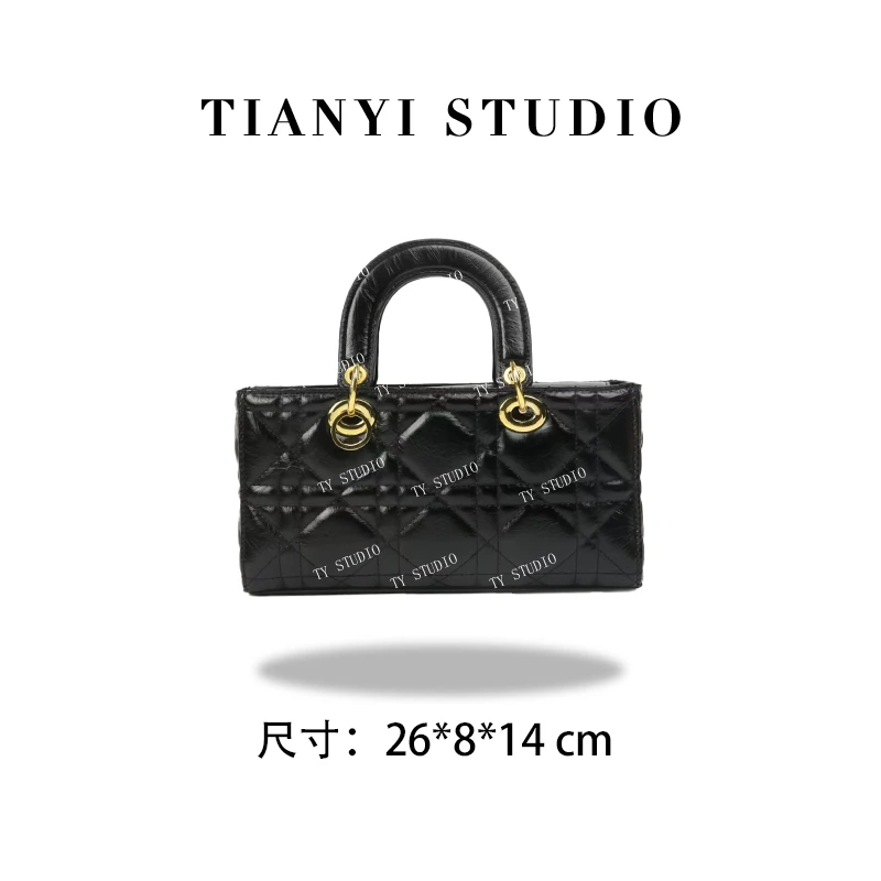 【TY】SKL-9298-黑色 轻奢高级单肩斜跨链条通勤女包包