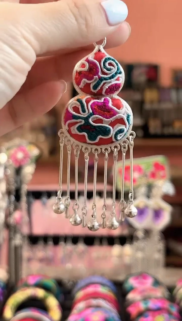 织绣艺枝独绣老绣饰品106