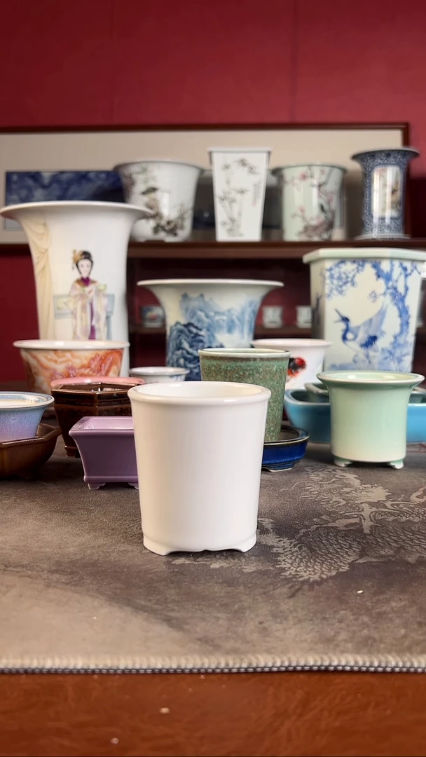 【闪购商品】高温颜色釉盆手工高温颜色釉盆手工