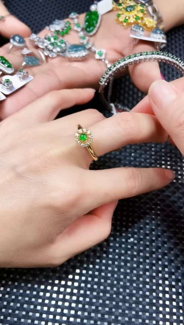 【闪购商品】翡翠戒指未镶嵌11111111