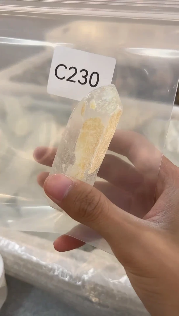 未镶嵌珠宝半成品水晶C230 约9.0cm+ 多样性发一件