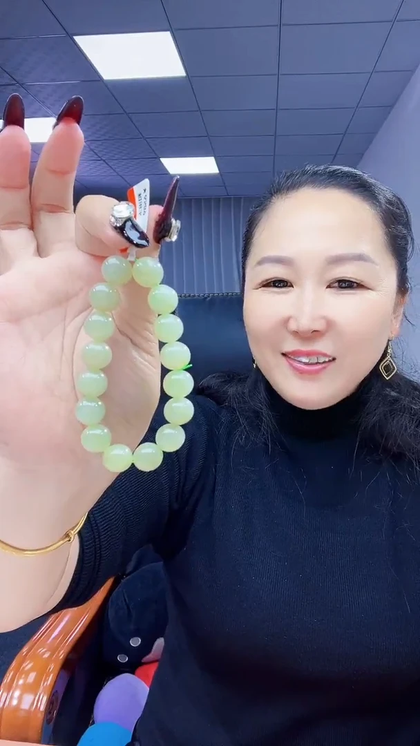 未镶嵌手串和田玉纯天然和田玉青海蜂蜜水特细12