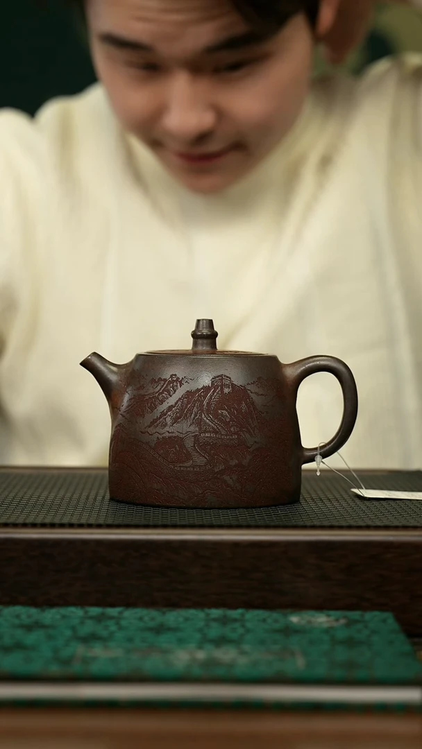 【闪购商品】紫砂茶壶宜兴原矿 手工 紫砂壶容量400CC