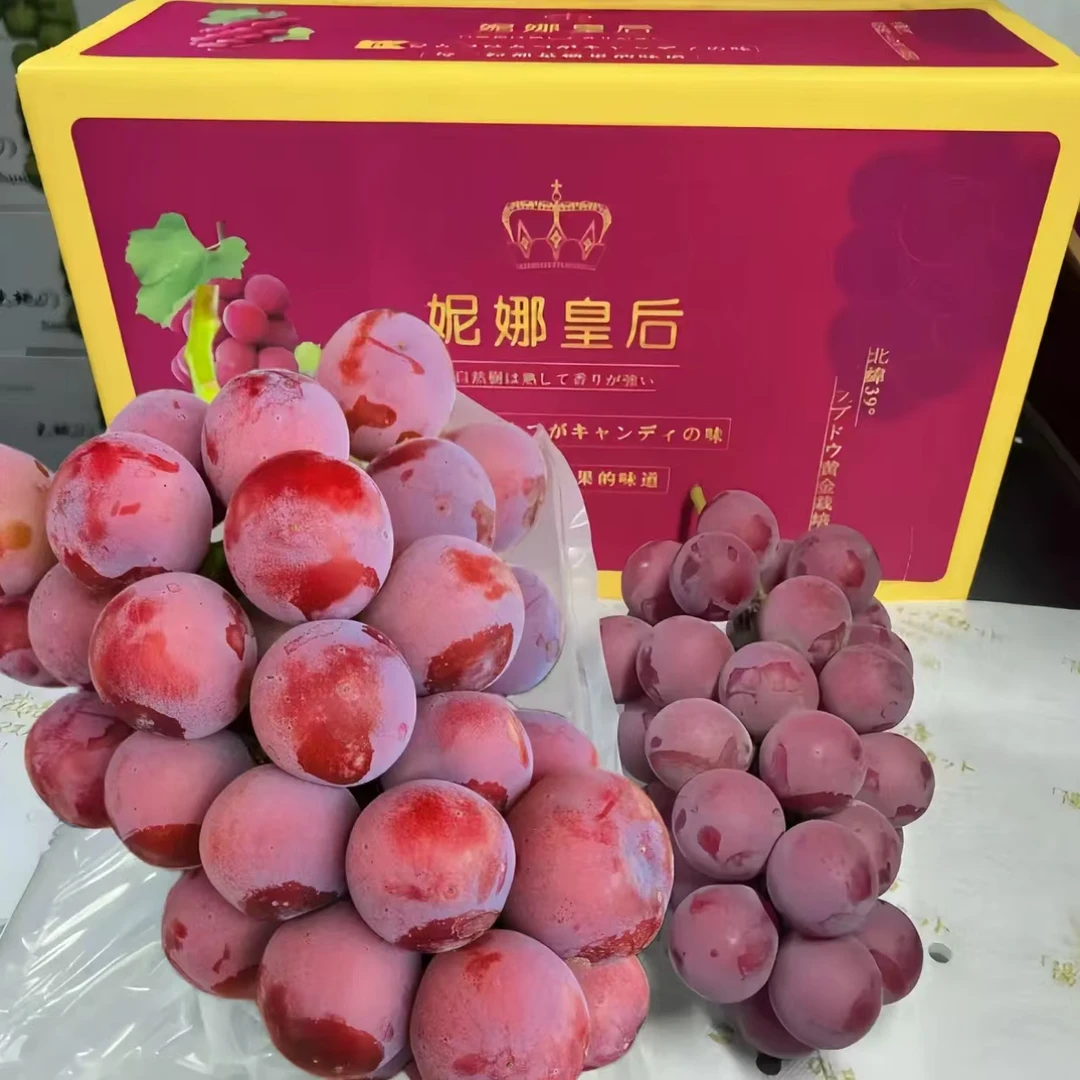 妮娜皇后葡萄【巨无霸】红宝石当季水果礼盒送礼佳品顺丰包邮