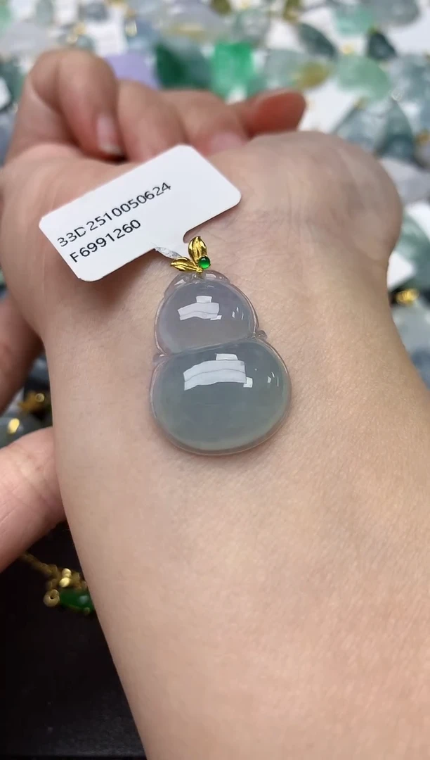 颈饰未镶嵌翡翠天然缅甸A货翡翠