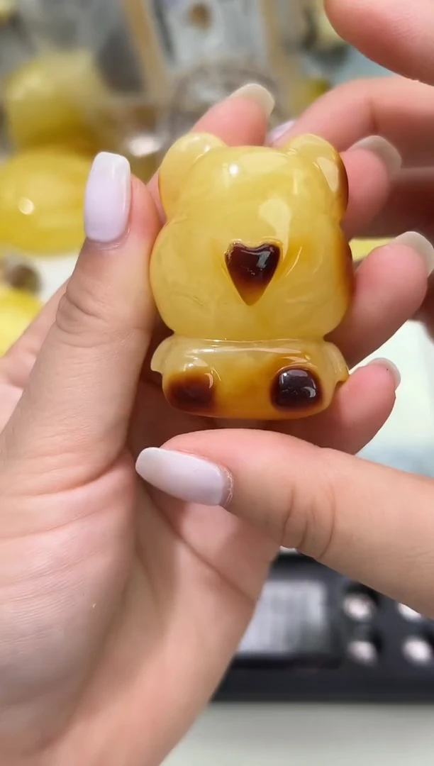 裸石琥珀未镶嵌琥珀蜜蜡吊坠