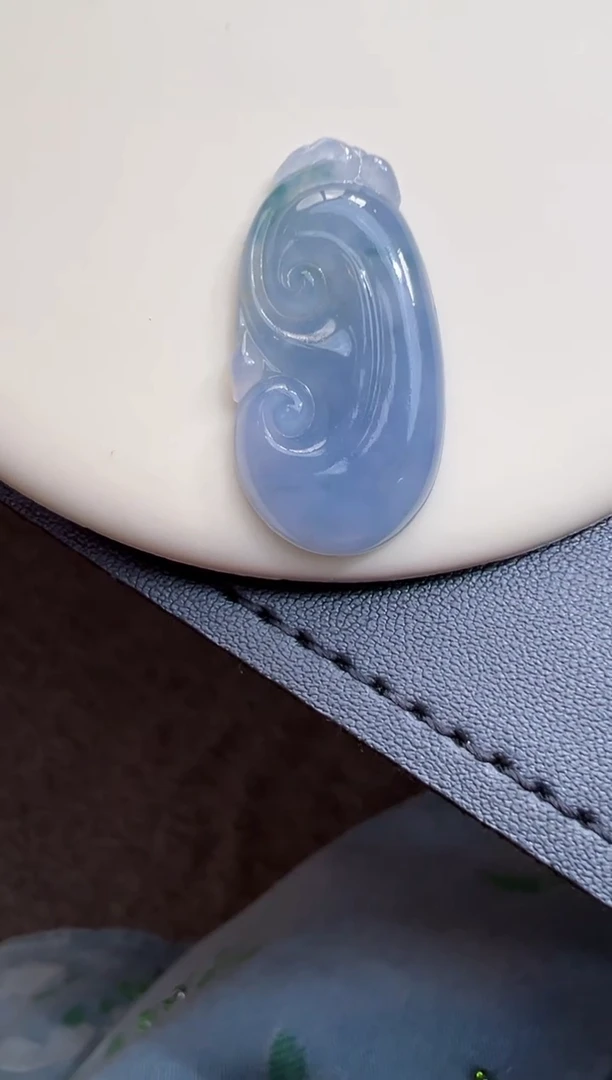 未镶嵌定制翡翠紫如意