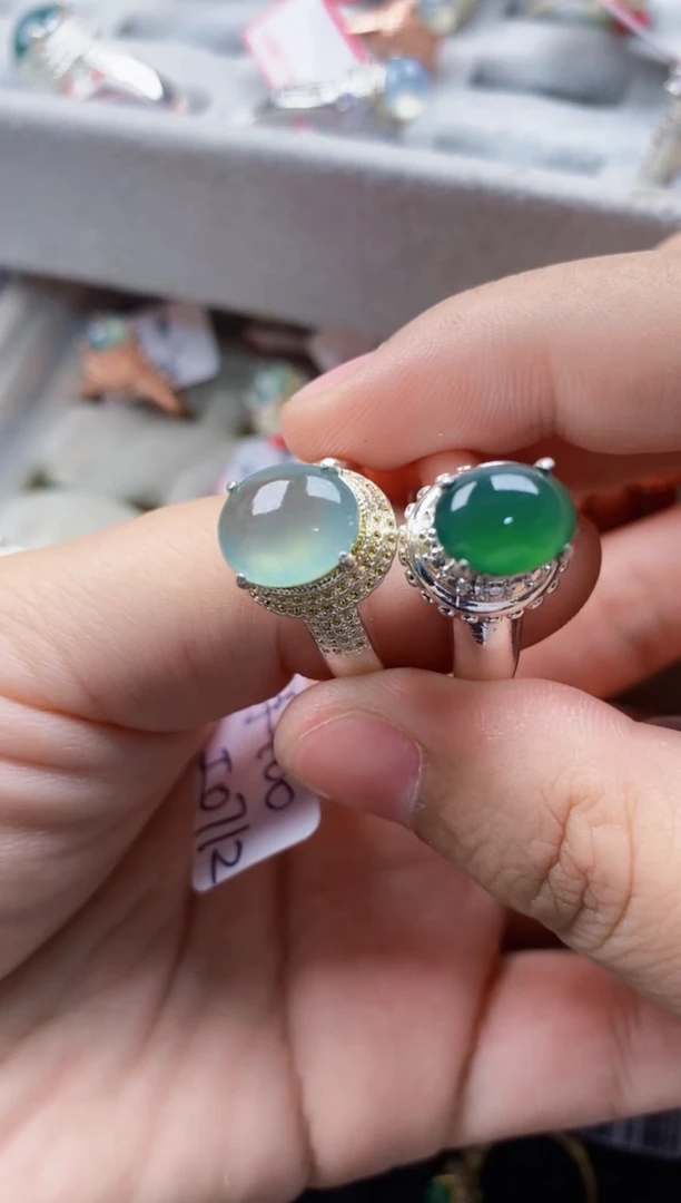 翡翠戒指未镶嵌77777--1020