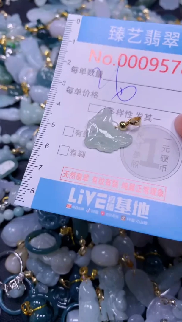 颈饰未镶嵌翡翠9578