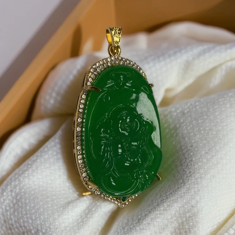 非金属珐琅吊坠  繁繁甄选 P025绿珊姑娘SR级逍遥佛吊坠含链