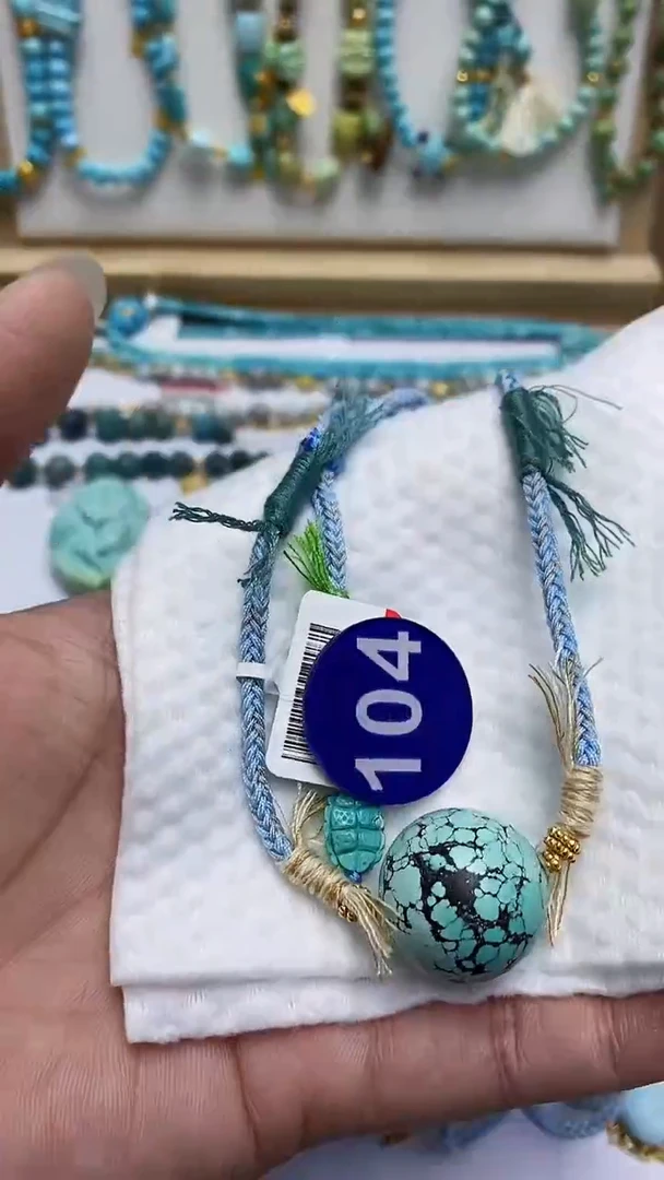 【闪购商品】绿松石项链未镶嵌104