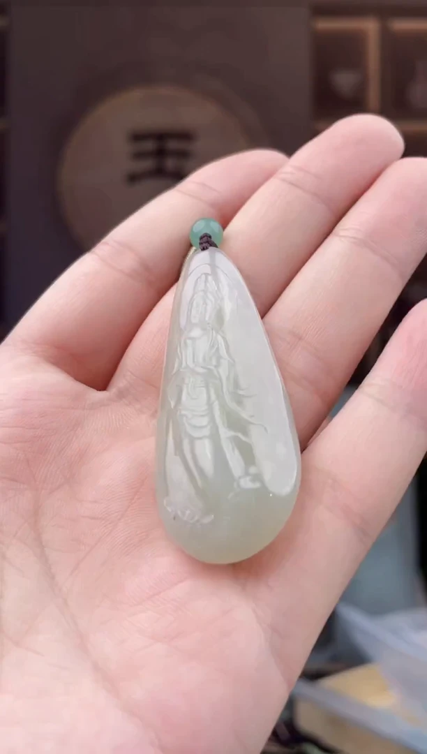 颈饰未镶嵌和田玉拍一发一，多样性发货