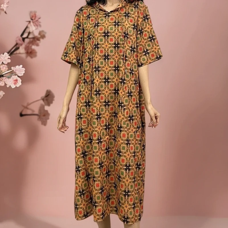 克妮米亚S012宽松夏季连衣裙女装连衣裙大码显瘦气质连衣裙