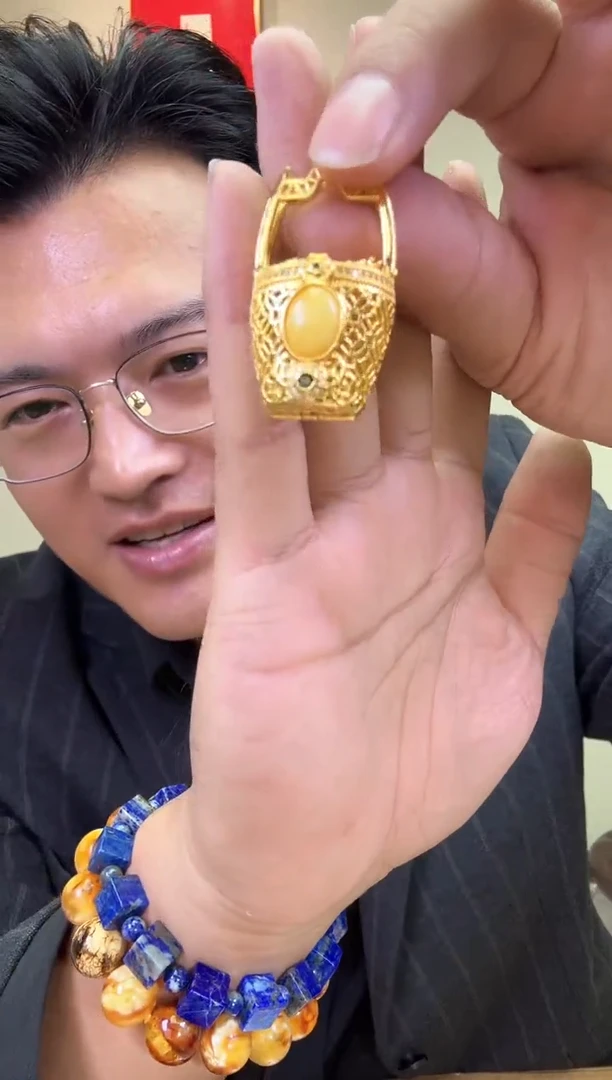 琥珀颈饰未镶嵌多样性发一件 016