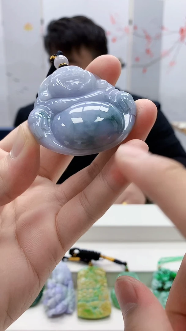 定制翡翠未镶嵌5060bb-毛货挂件21