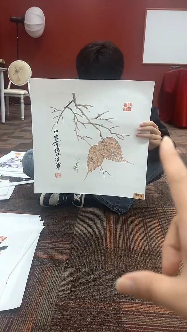 国画柳晓叶国画作品1平尺