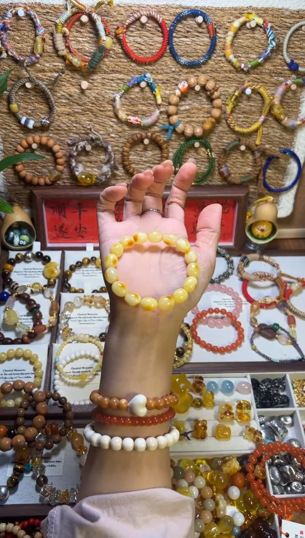 【闪购商品】石膏制品枣珠单圈手串