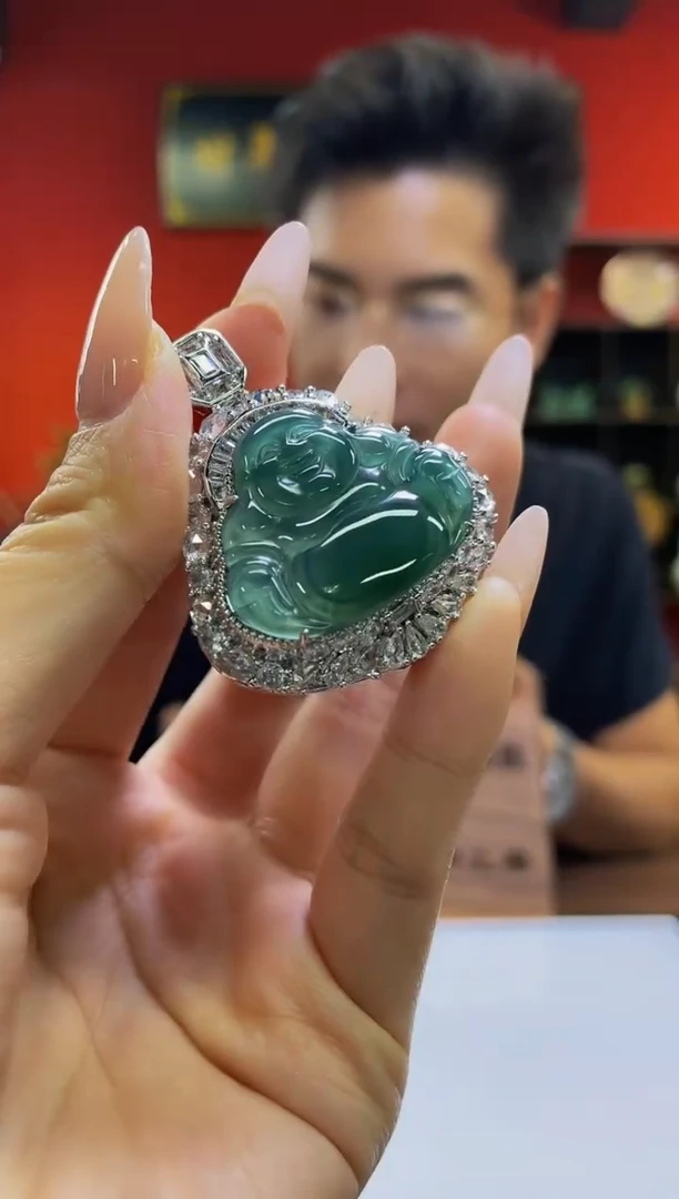 未镶嵌定制翡翠翡翠A货YZ040多样性发一