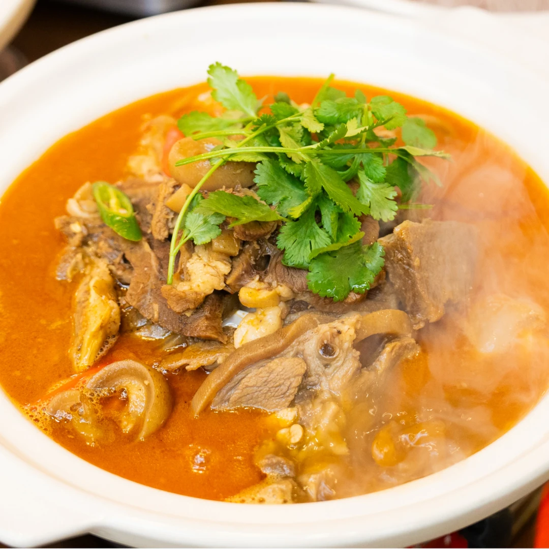 鲁钵士 红烧羊肉钵1000g+肥肠钵600g 组合套餐 湖南常德钵子菜
