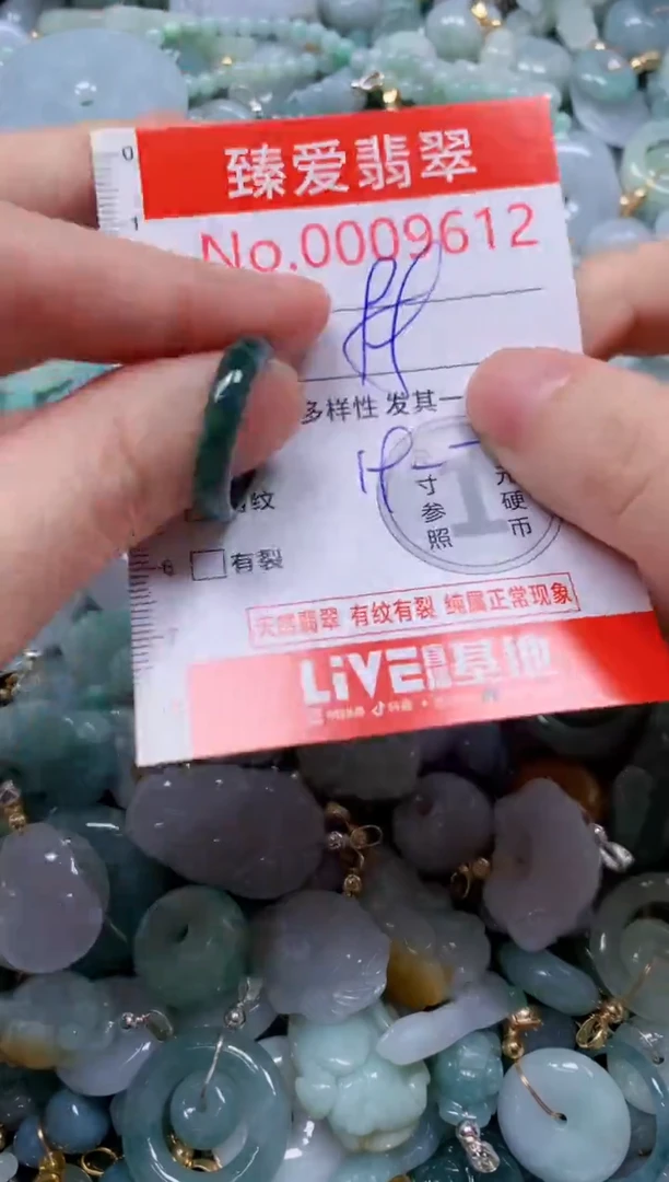 翡翠未镶嵌吊坠(不含链)9612