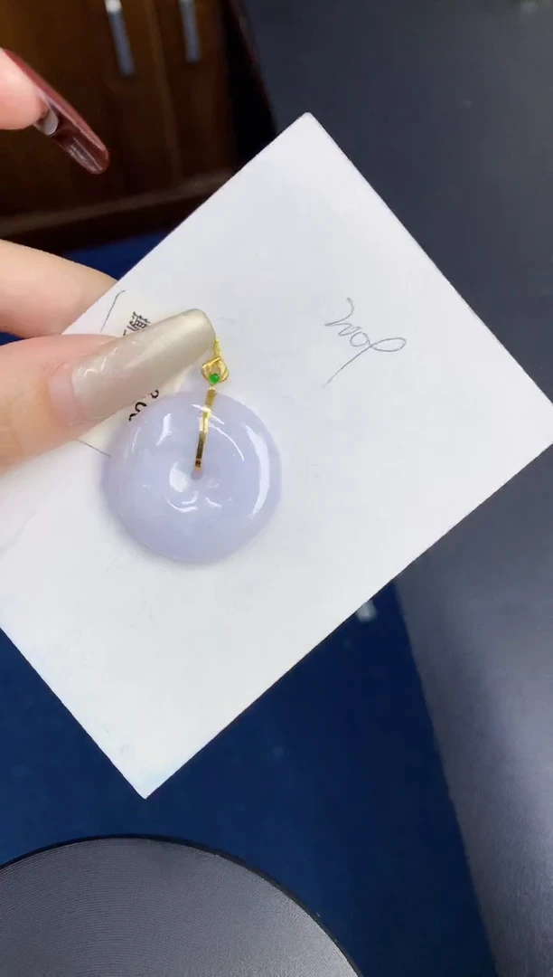 【闪购商品】翡翠颈饰18K金镶嵌000000000